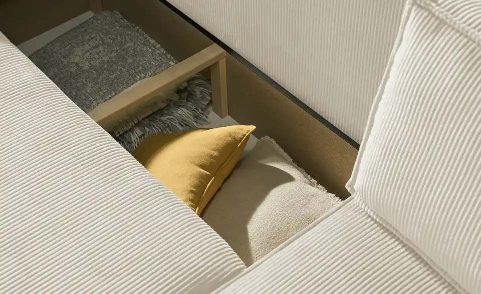 Ecksofa Xabia mit Schlaffunktion, Detailansicht