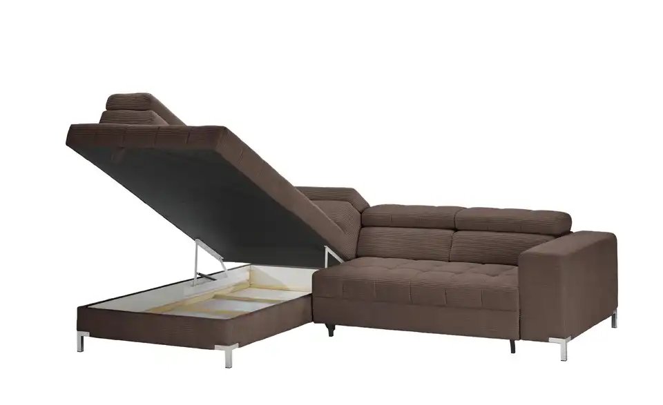 Ecksofa Arte mit verstellbaren Kopfstützen, Funktionsansicht