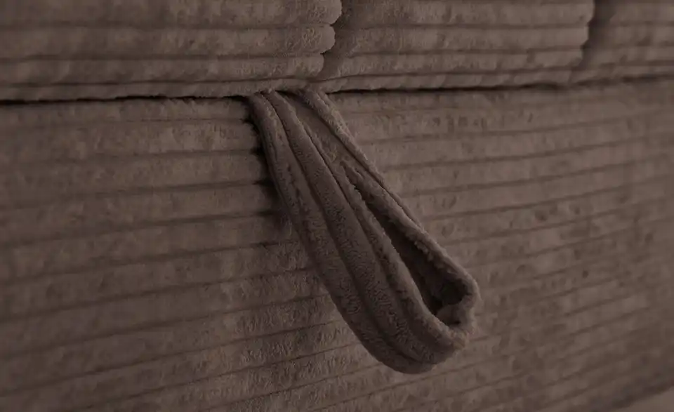 Ecksofa Arte mit verstellbaren Kopfstützen, Detailansicht