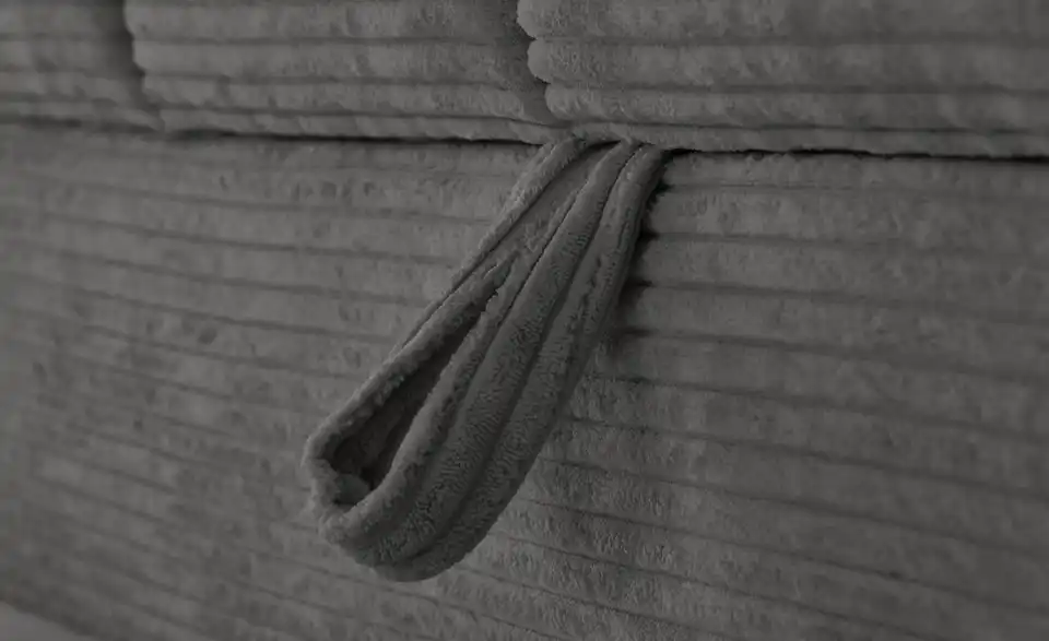 Ecksofa Arte mit verstellbaren Kopfstützen, Detailansicht