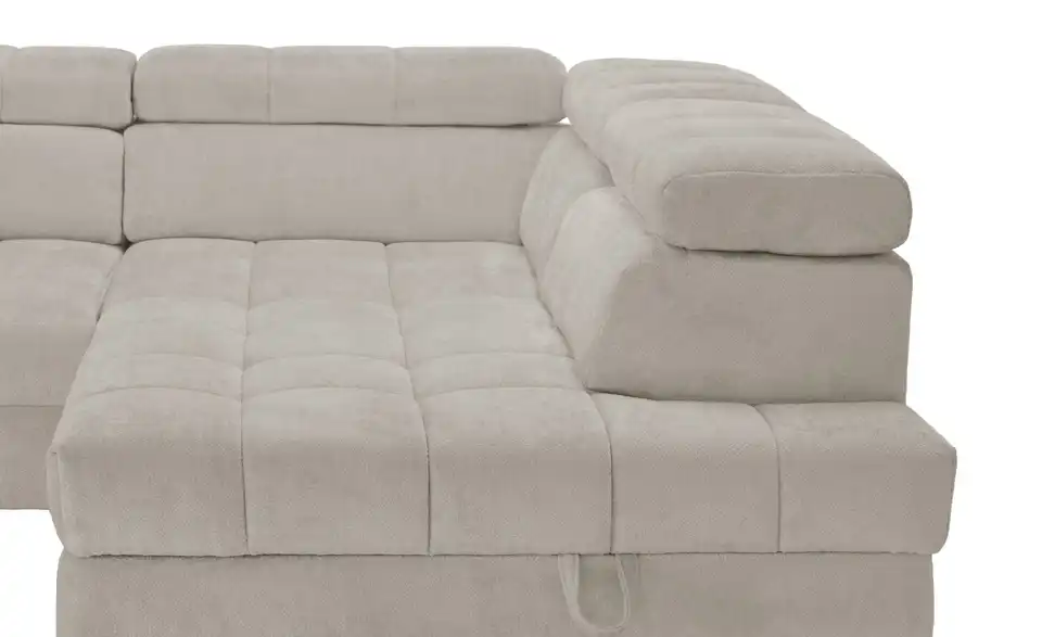 Ecksofa Arte mit verstellbaren Kopfstützen, Detailansicht