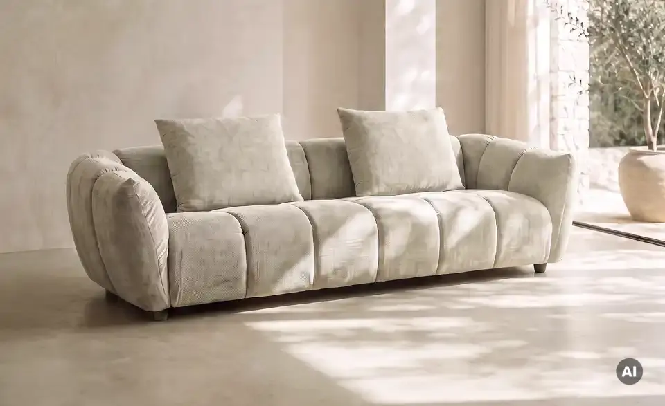 Höffner Selection Sofa Olia inklusive Hocker, in Wohnsituation