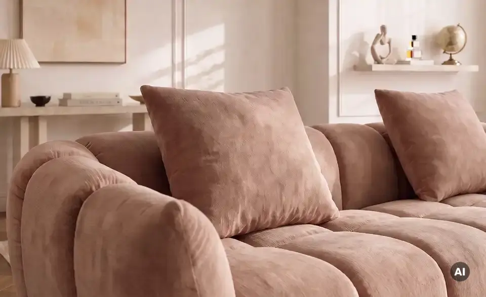 Höffner Selection Sofa Olia inklusive Hocker, Detailansicht