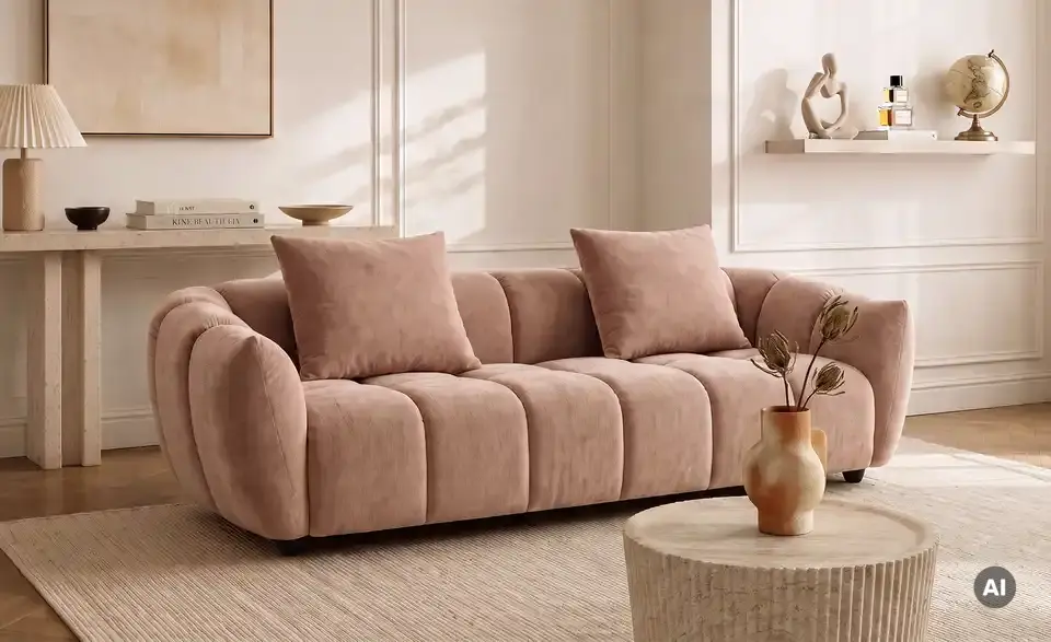 Höffner Selection Sofa Olia inklusive Hocker, in Wohnsituation