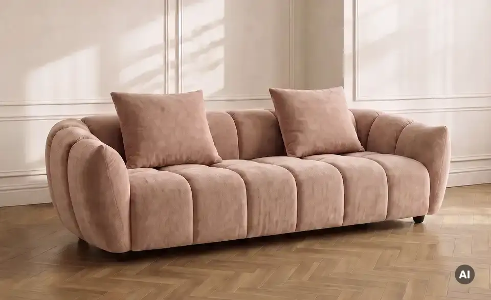 Höffner Selection Sofa Olia inklusive Hocker, in Wohnsituation