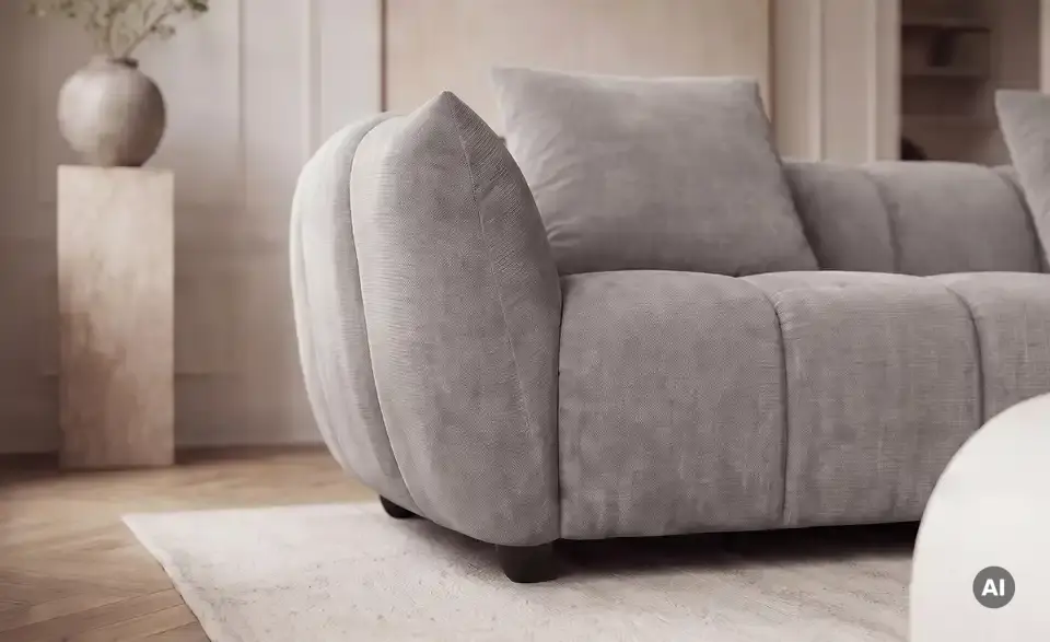 Höffner Selection Sofa Olia inklusive Hocker, Detailansicht