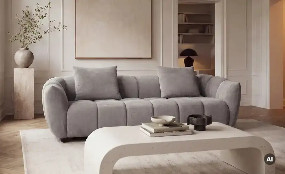 Höffner Selection Sofa Olia inklusive Hocker, in Wohnsituation