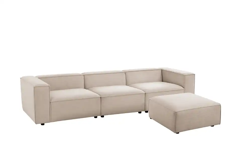 Höffner-Selection Big Sofa Sienna inklusive Hocker, Perspektive