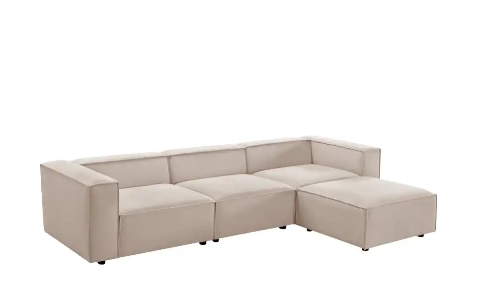 Höffner-Selection Big Sofa Sienna inklusive Hocker, Perspektive