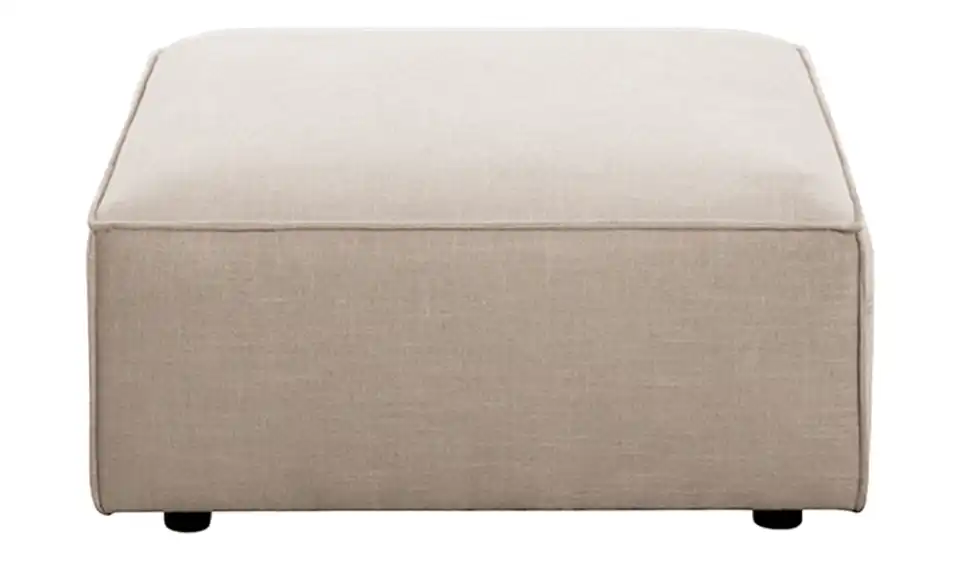 Höffner-Selection Big Sofa Sienna inklusive Hocker, Frontansicht