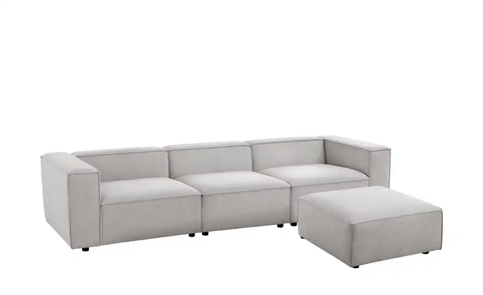 Höffner-Selection Big Sofa Sienna inklusive Hocker, Perspektive