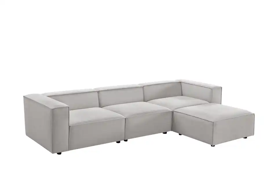 Höffner-Selection Big Sofa Sienna inklusive Hocker, Perspektive