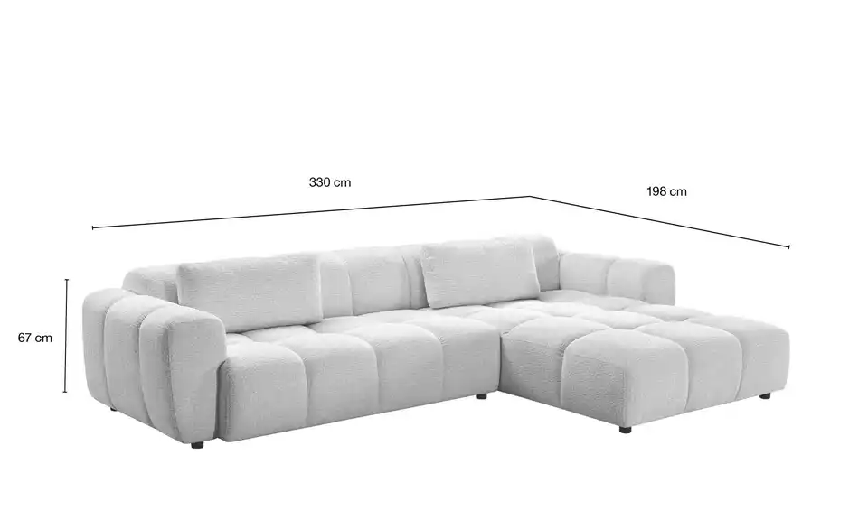 Höffner Selection Ecksofa Freya, in Wohnsituation