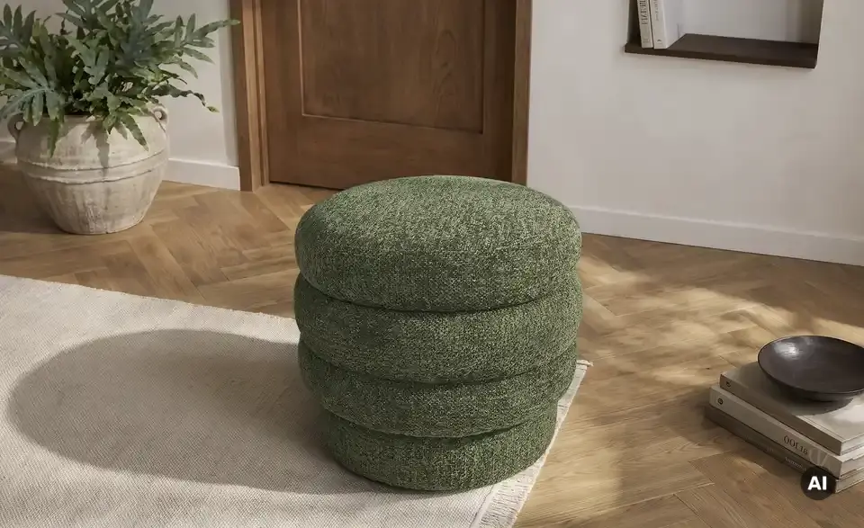 Höffner Selection Hocker Leni mit Stauraum, Rückansicht