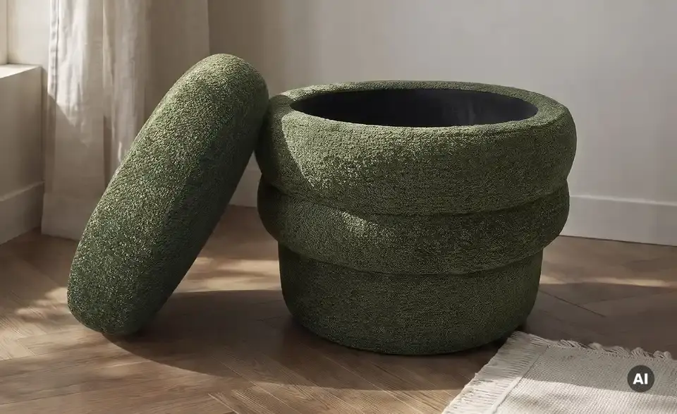 Höffner Selection Hocker Leni mit Stauraum, Detailansicht
