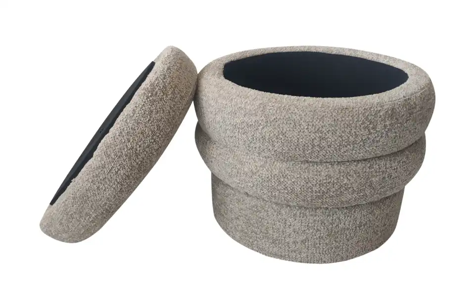 Höffner-Selection Hocker Leni mit Stauraum, Funktionsansicht