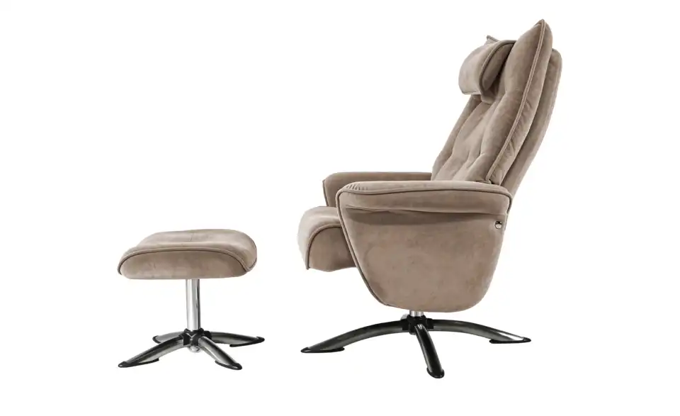 Relaxsessel Betsy mit Hocker, Profilansicht