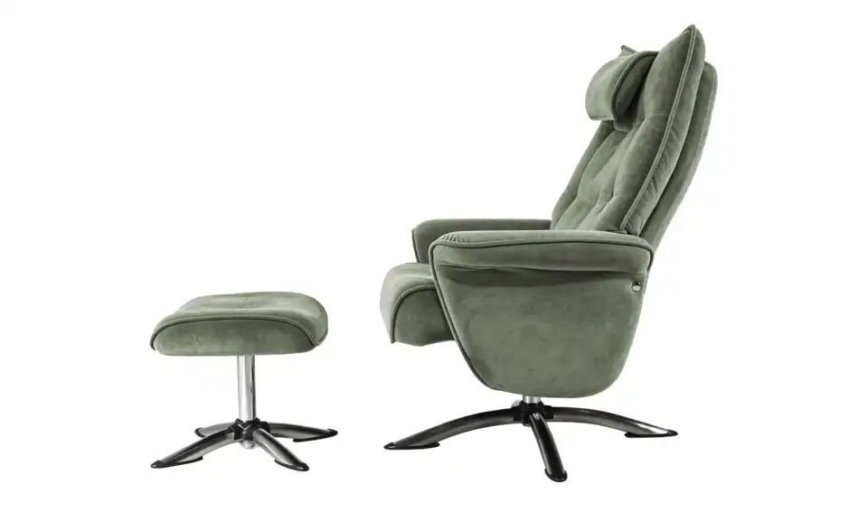 Relaxsessel Betsy mit Hocker, Profilansicht