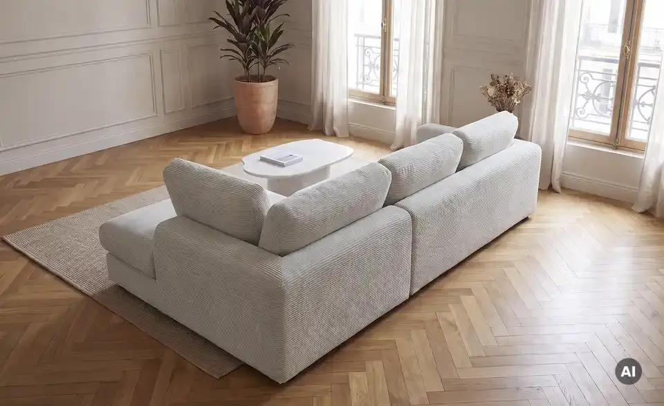 Höffner Selection Ecksofa Elina, Rückansicht