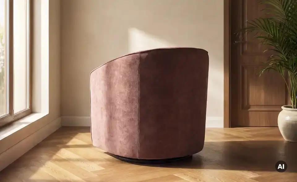 Höffner Selection Drehsessel Lumi, Rückansicht