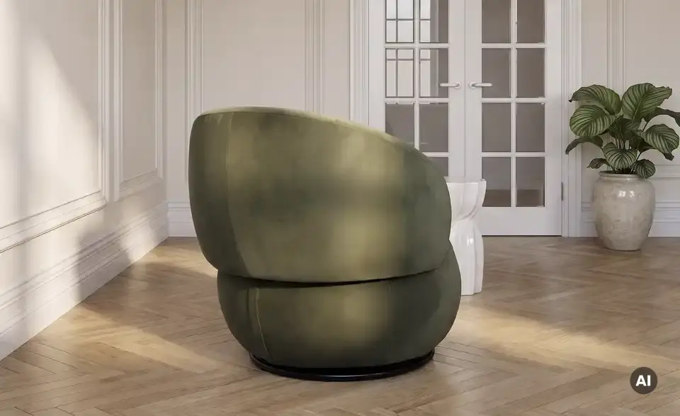 Höffner Selection Drehsessel Tori, Rückansicht