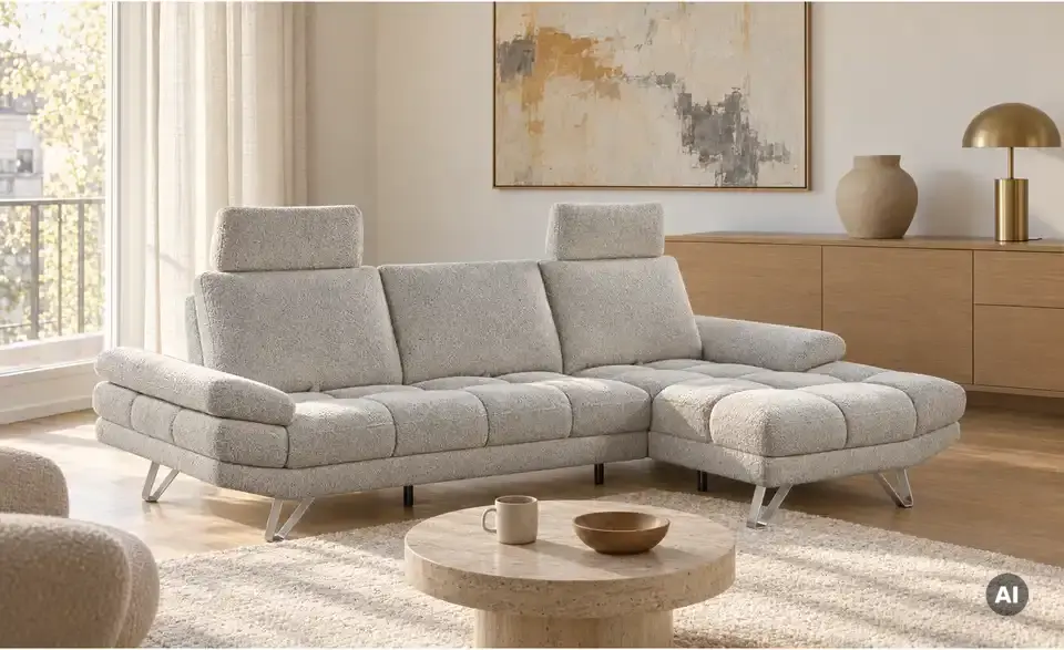 Ecksofa Vea, in Wohnsituation