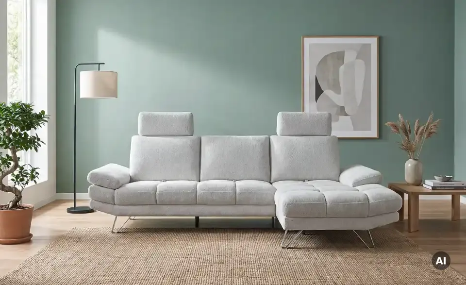 Ecksofa Vea, in Wohnsituation