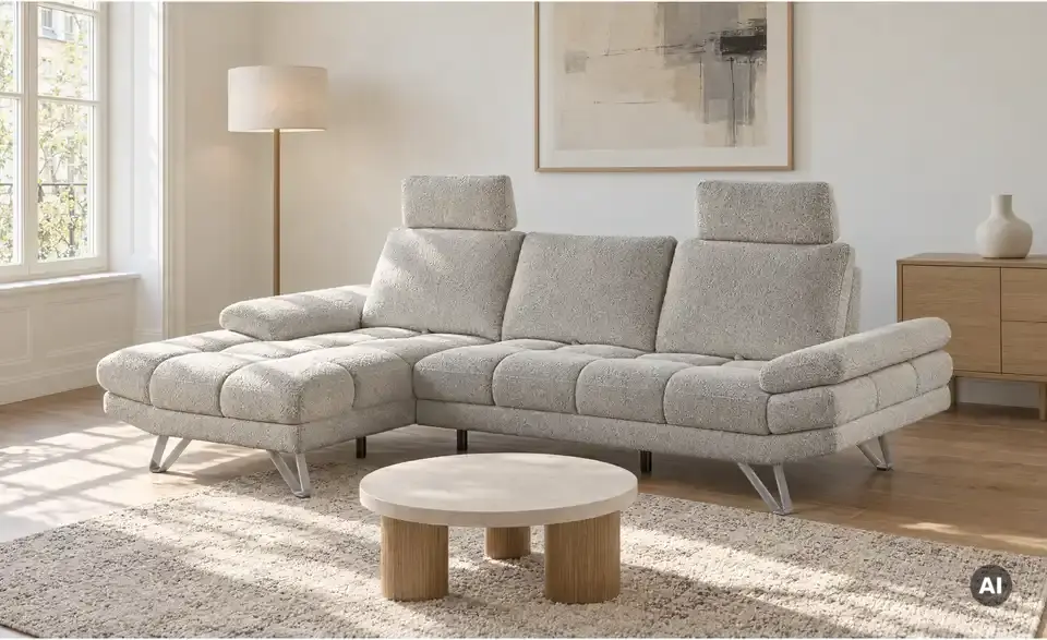 Ecksofa Vea, in Wohnsituation
