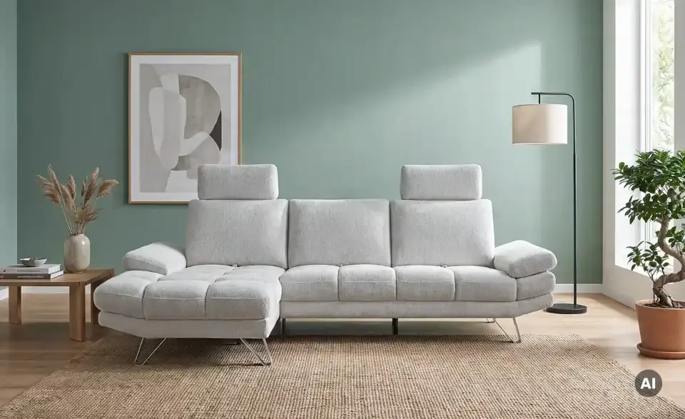 Ecksofa Vea, in Wohnsituation