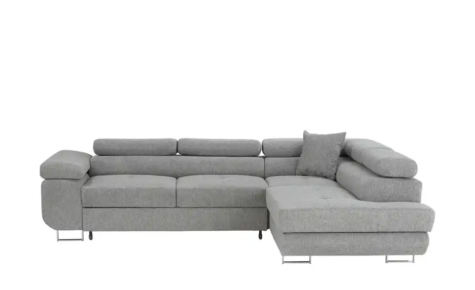 Ecksofa Tereccia mit Kopfstützenverstellung, Frontansicht