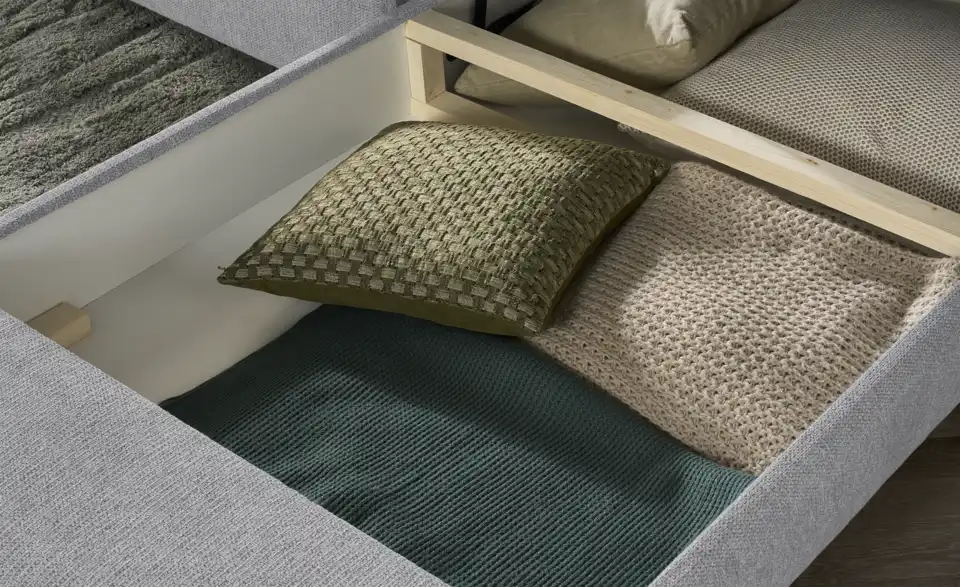 Ecksofa Tereccia mit Schlaffunktion, Detailansicht