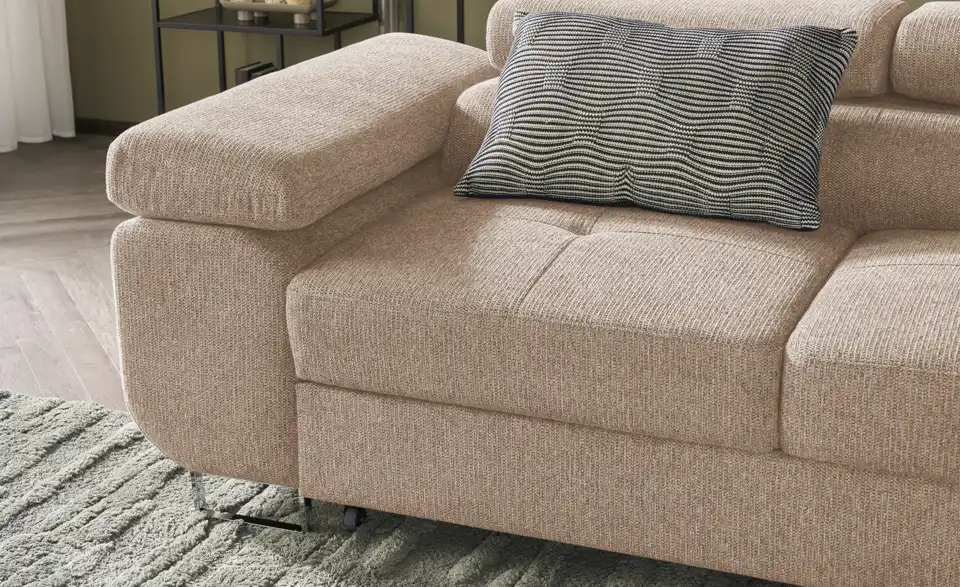 Ecksofa Tereccia mit Schlaffunktion, Detailansicht