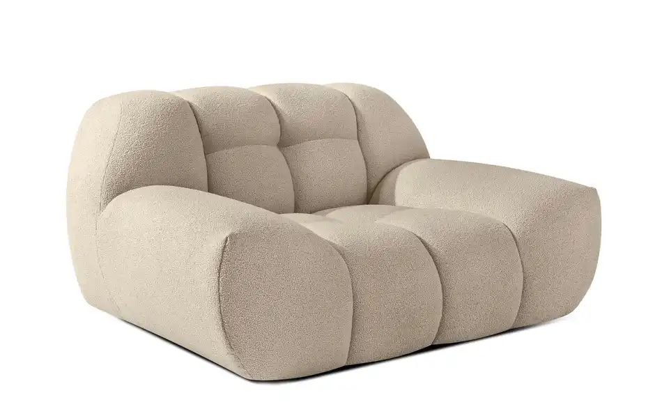 KONSIMO Polstermöbel 3er-Set Vena in Bubble Optik, Detailansicht