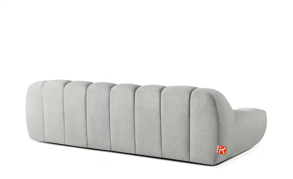 KONSIMO Polstermöbel 3er-Set Vena in Bubble Optik, Rückansicht