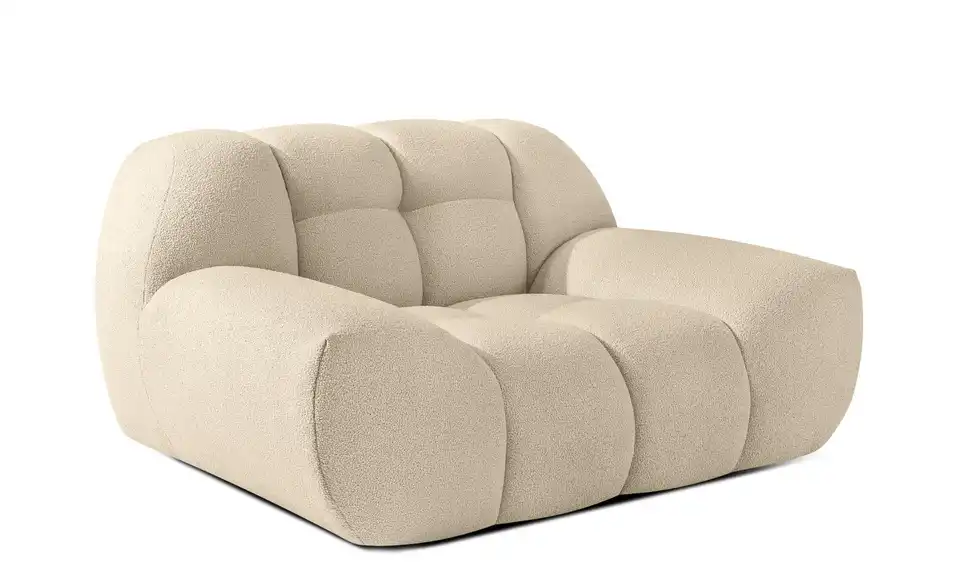KONSIMO Sessel 2er-Set Vena in Bubble Optik, Profilansicht