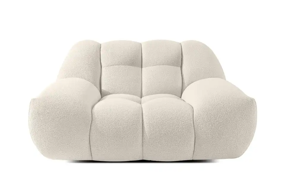 KONSIMO Sessel Vena in Bubble Optik, Frontansicht