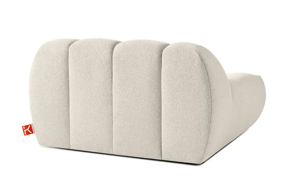 KONSIMO Sessel Vena in Bubble Optik, Rückansicht