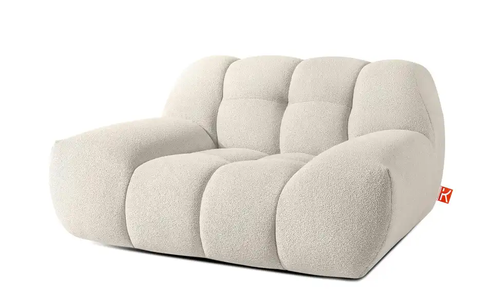 KONSIMO Sessel 2er-Set Vena in Bubble Optik, Detailansicht