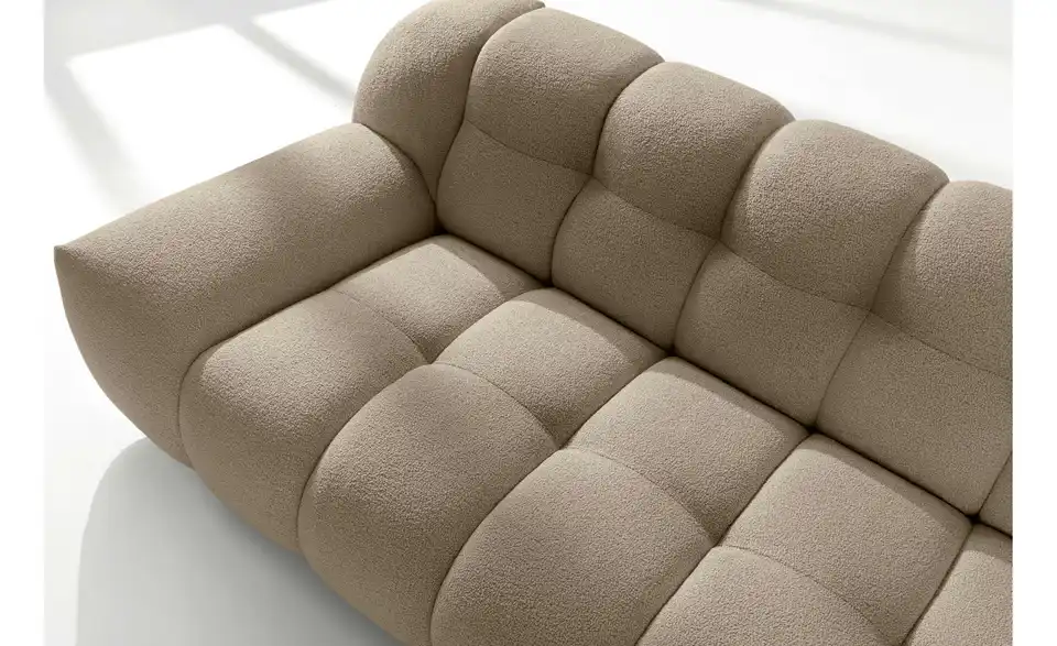 KONSIMO Einzelsofa Vena in Bubble Optik, Detailansicht