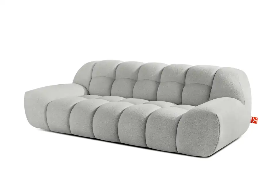 KONSIMO Einzelsofa Vena in Bubble Optik, Perspektive