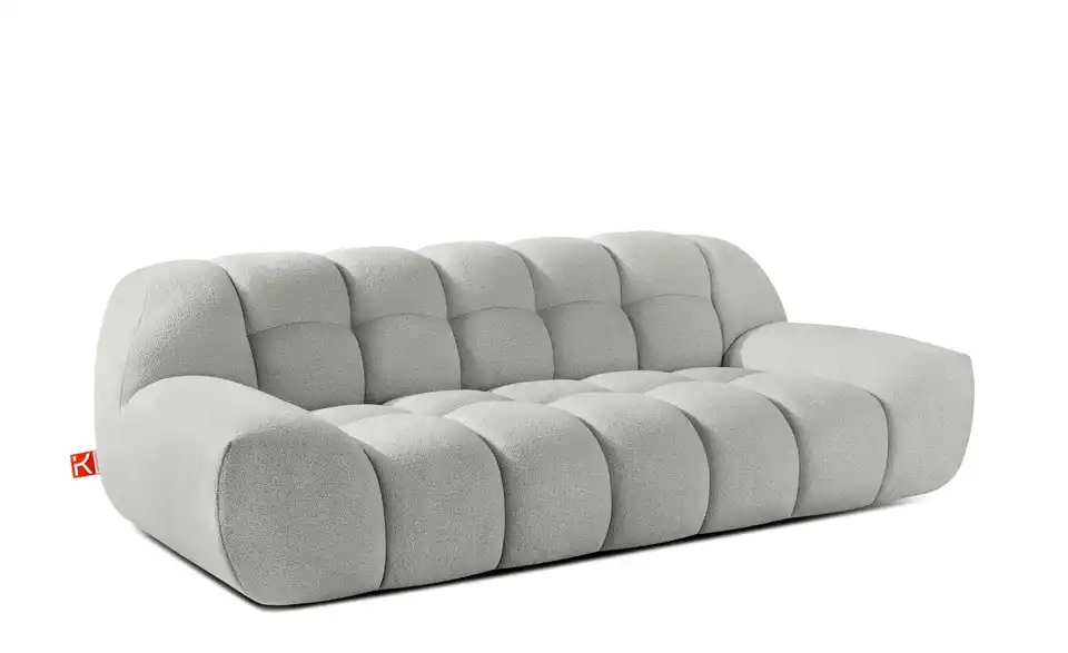 KONSIMO Einzelsofa Vena in Bubble Optik, Profilansicht