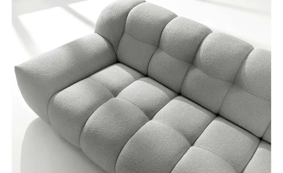 KONSIMO Einzelsofa Vena in Bubble Optik, Detailansicht