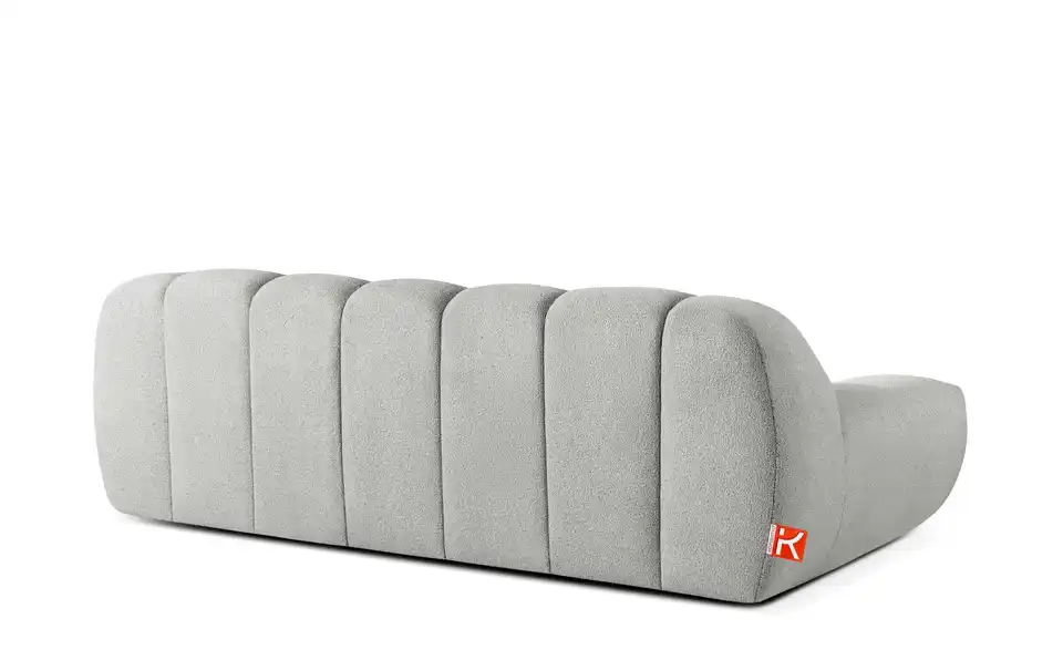 KONSIMO Einzelsofa Vena in Bubble Optik, Rückansicht