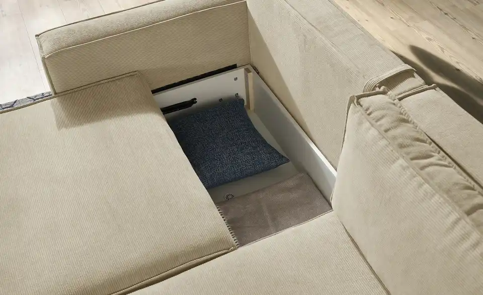 Ecksofa Capri mit Schlaffunktion, Detailansicht