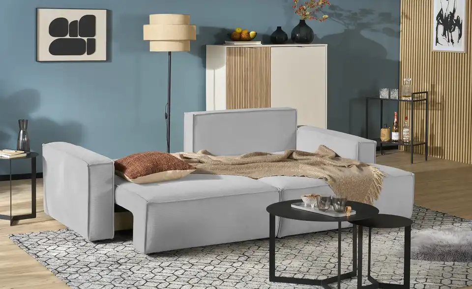 Ecksofa Capri mit Schlaffunktion, Funktionsansicht