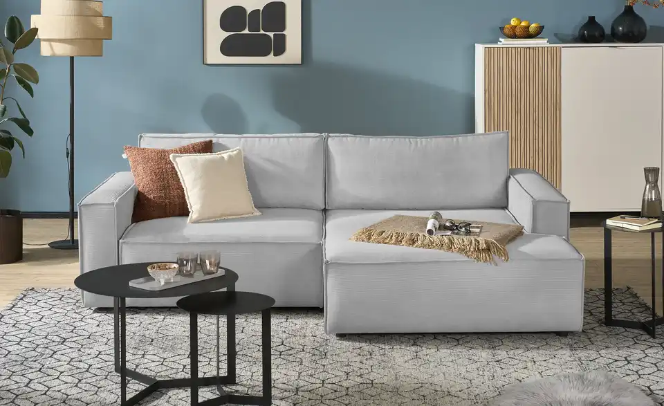 Ecksofa Capri mit Schlaffunktion, Frontansicht