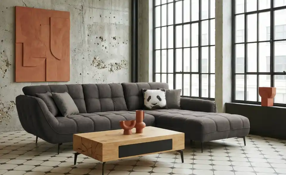 bobb Ecksofa Lazlo, in Wohnsituation