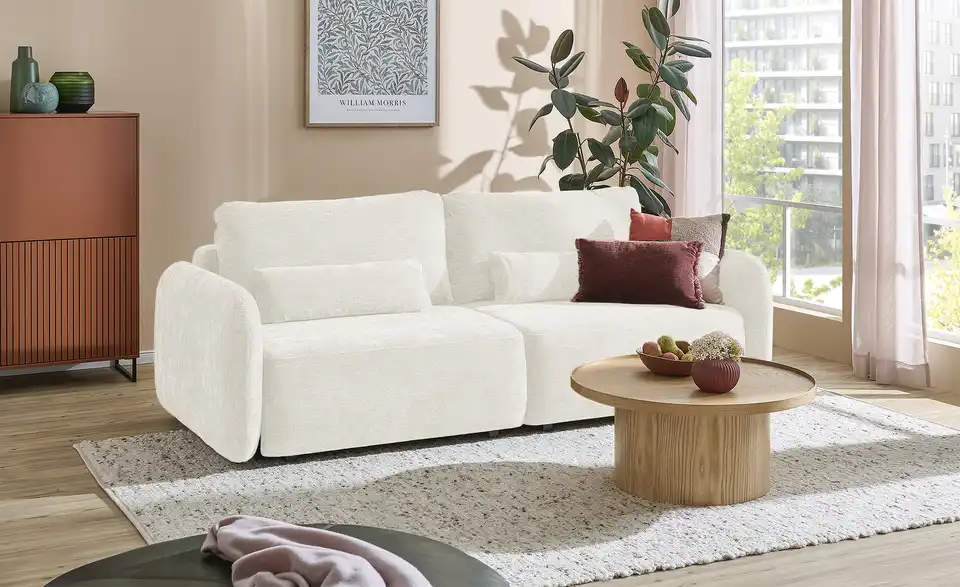 uno Schlafsofa Mossa mit Bettkasten, in Wohnsituation