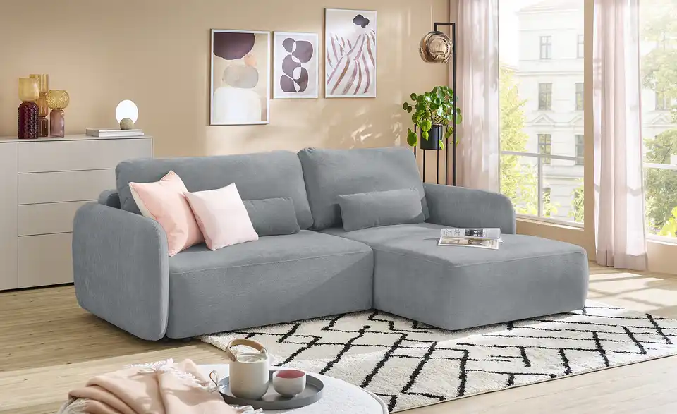 uno Ecksofa Mossa Mit Schlaffuktion, in Wohnsituation