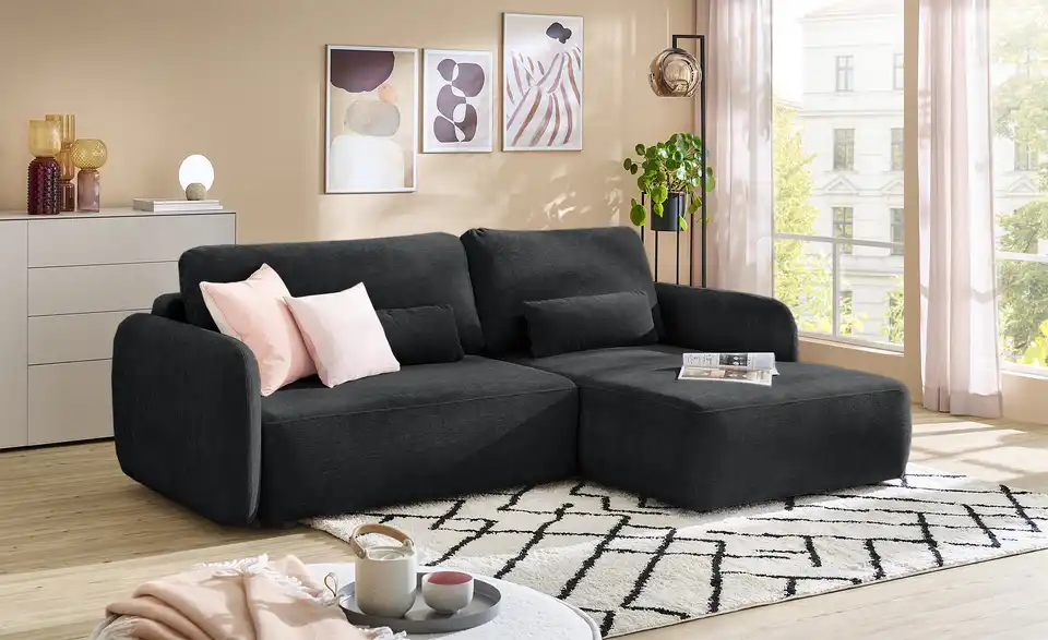 uno Ecksofa Mossa Mit Schlaffuktion, in Wohnsituation